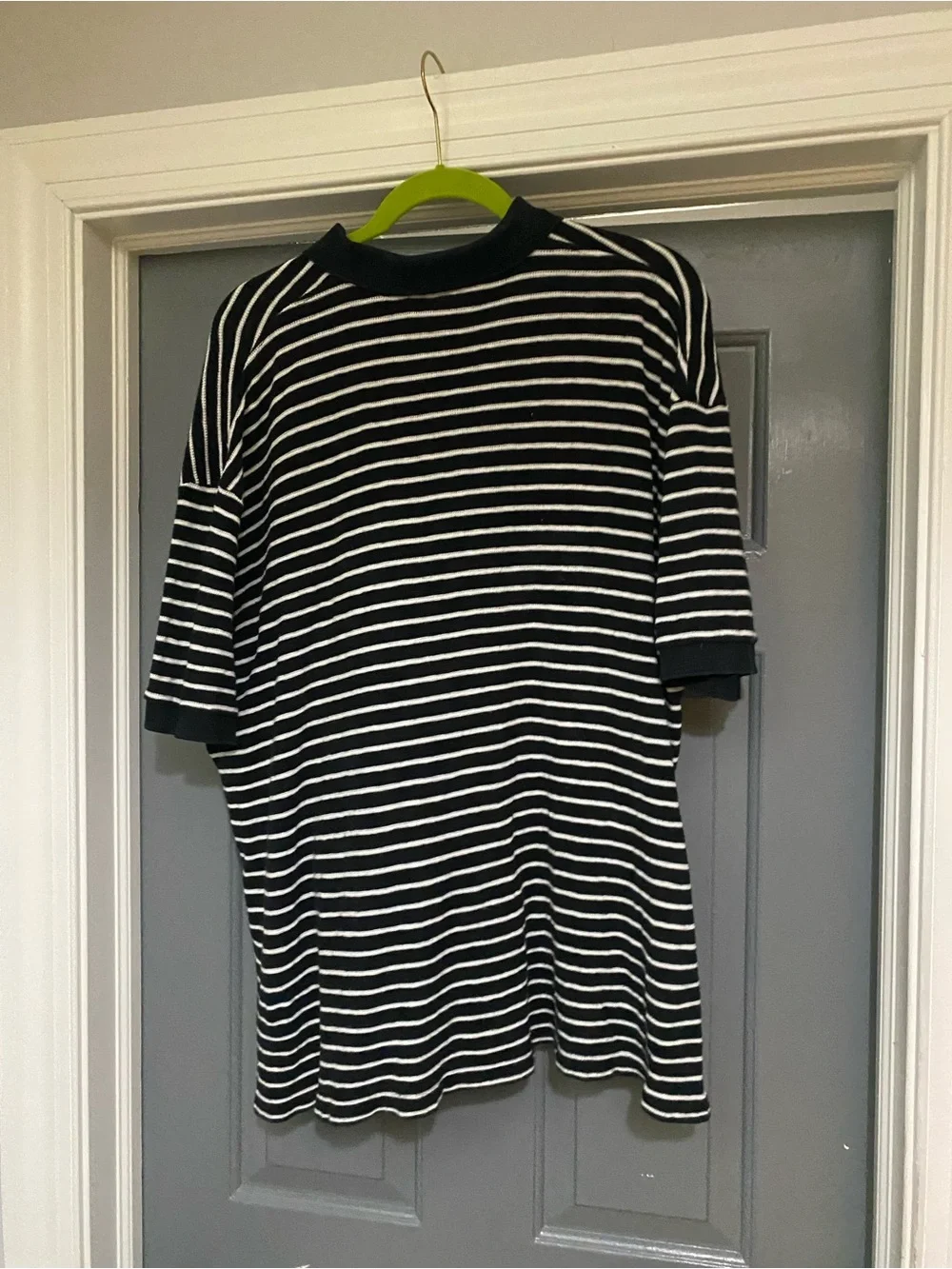 Ralph Lauren Men's Black & White Striped Polo Shirt